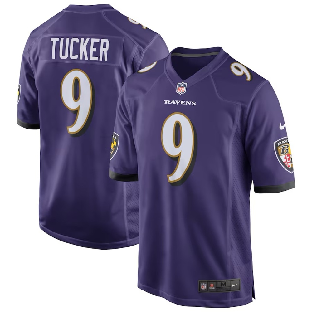 Baltimore Ravens Justin Tucker Nike Game Jersey